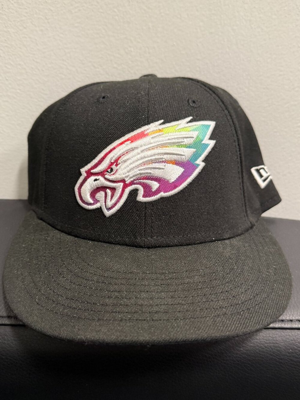 New Era Philadelphia Eagles Crucial Catch Low Profile Fitted Hat - 7 3/8